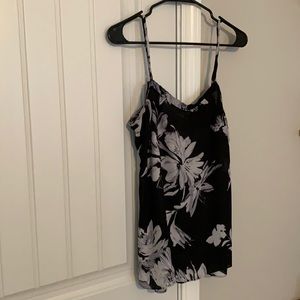 Floral spaghetti strap blouse